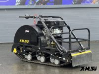 Мотобуксировщик OPTI MAX 15  c реверсом и подогревом ручек Черный Желтый