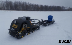 Мотобуксировщик OPTI MAX 22  с подогревом ручек