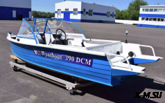 Алюминиевая моторная лодка Wyatboat-390 DCM